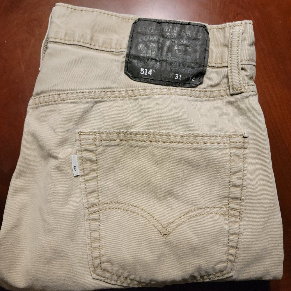 Levis 514 31 x 32 light Tan pants jeans